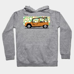 Classic french beach car Hoodie